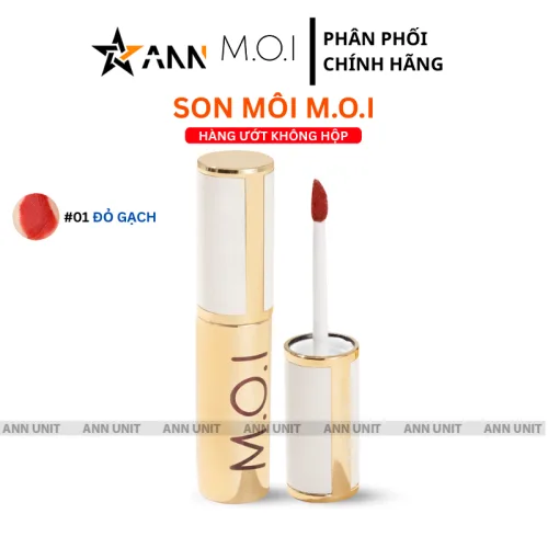 Son môi Love M.O.I màu vàng, 3 màu, quy cách không hộp
