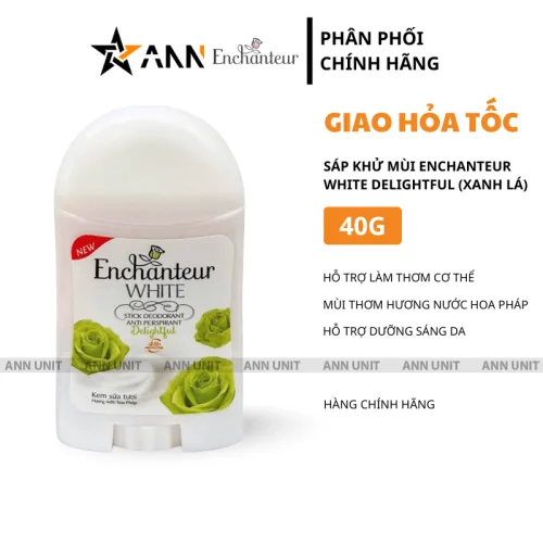 Sáp khử mùi Enchanteur White Delightful, 40 g