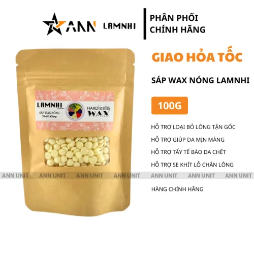 Sáp triệt lông Lamnhi 100g dùng wax nóng tại nhà