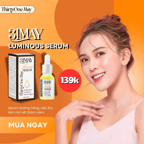 Chỗ sỉ serum Dưỡng Sáng Da Đều Màu 31May Luminous 15ml - Tinh Chất Dưỡng Thirty One May