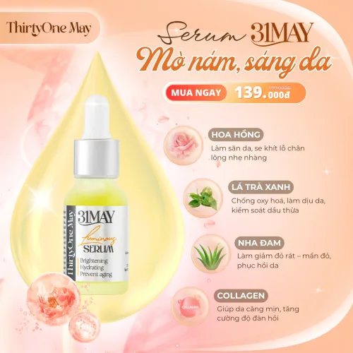 Chỗ sỉ serum Dưỡng Sáng Da Đều Màu 31May Luminous 15ml - Tinh Chất Dưỡng Thirty One May