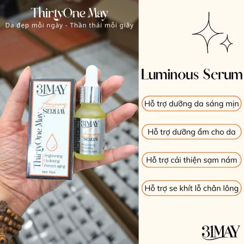 Chỗ sỉ serum Dưỡng Sáng Da Đều Màu 31May Luminous 15ml - Tinh Chất Dưỡng Thirty One May