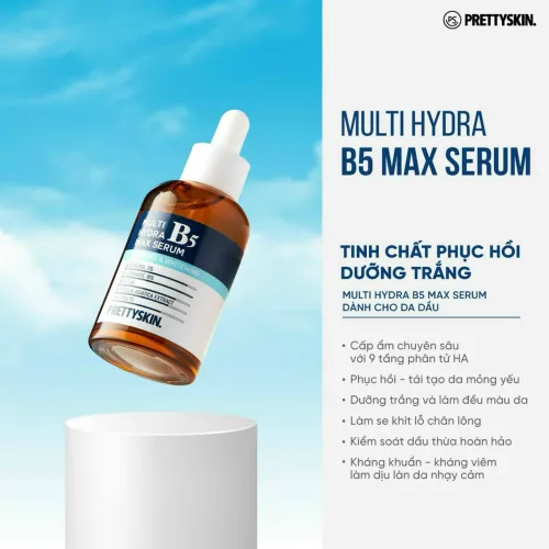 Chuyên sỉ serum B5 Prettyskin Multi Hydra Max Serum Cho Da Dầu Mụn 50ml
