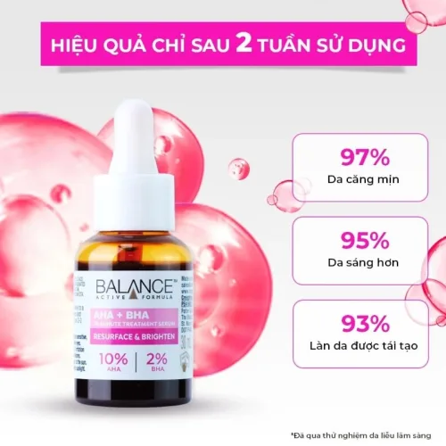 Tinh chất AHA + BHA Balance Active Formula 30ml - Tái tạo, dưỡng trắng da