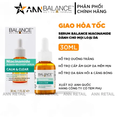 Balance Active Formula Serum Niacinamide 15% Dưỡng Da 30ml