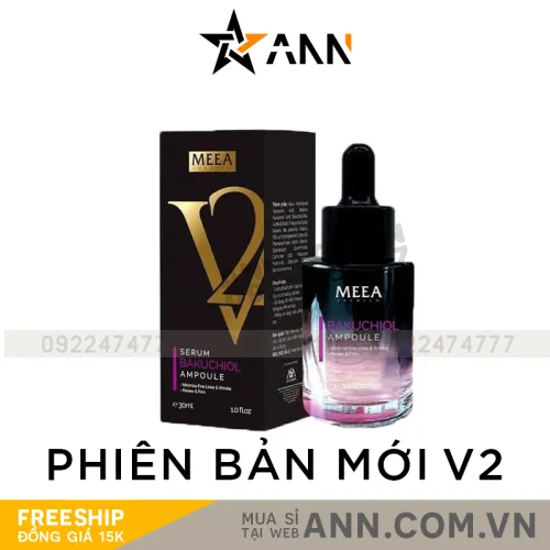 Meea Origin Bakuchiol Ampoule V2 Serum Dưỡng Trắng 30ml