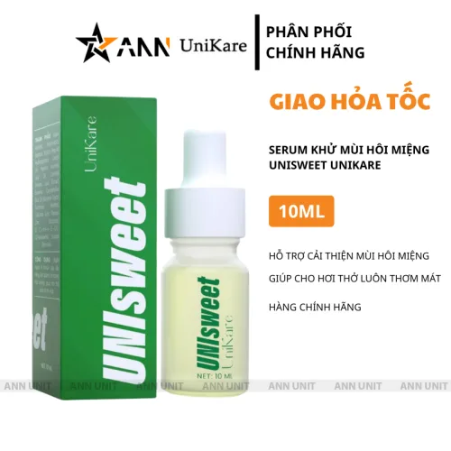 Nơi lấy sỉ serum Giảm Hôi Miệng Unisweet Unikare