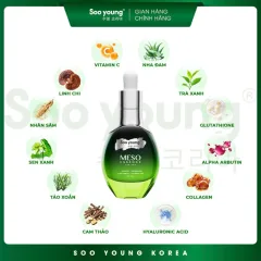 Chỗ sỉ serum Meso Essence Lục Tảo Soo Young 35ml Phiên Bản Mới