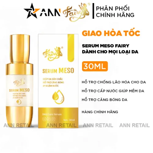Serum Meso Fairy dưỡng trắng và căng bóng da, dung tích 30ml
