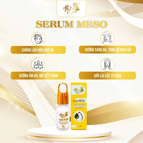 Nguồn hàng sỉ serum Meso Fairy Hỗ Trợ Dưỡng Trắng Da Căng Bóng 10ml