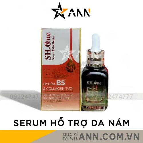 Serum Meso SH One Hydra B5 Collagen Tươi màu đỏ, 40ml dành cho da nám