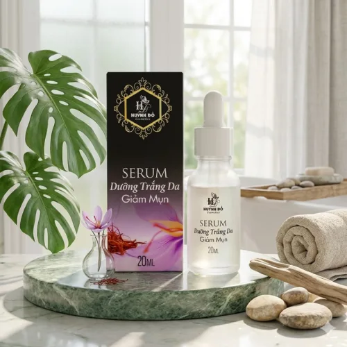 Serum mụn Huỳnh Đỗ 20ml phiên bản mới hỗ trợ giảm mụn, dưỡng sáng da