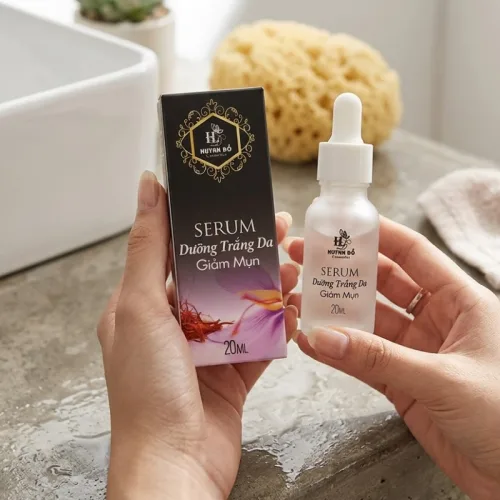 Serum mụn Huỳnh Đỗ 20ml phiên bản mới hỗ trợ giảm mụn, dưỡng sáng da