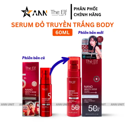 Serum body The Elf đỏ 60ml, phiên bản mới