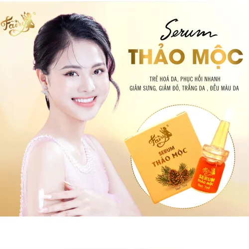Shop sỉ serum Thảo Mộc Fairy Cosmetics Mini 7ml Dưỡng Trắng Căng Bóng Da