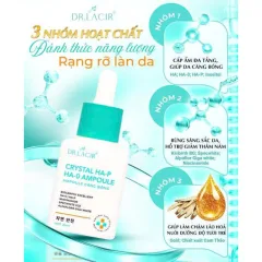 Serum tinh thể vàng Dr.Lacir Crystal Serum, dung tích 25ml