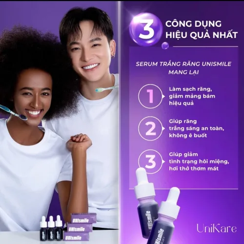 Tinh chất Unismile Unikare dạng nhỏ giọt 10ml cho răng