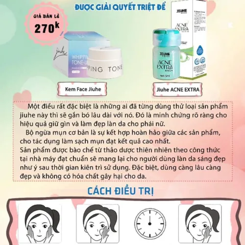 Serum giảm mụn Jiuhe Acne Extra 5ml của Thanh Tô Cosmetics