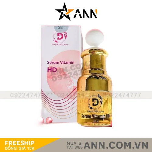Serum Vitamin HD Phạm Điệp Beauty 15ml cấp ẩm, làm sáng da
