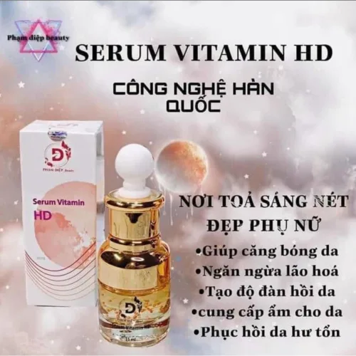 Serum Vitamin HD Phạm Điệp Beauty 15ml cấp ẩm, làm sáng da