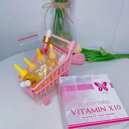 Bộ kích trắng da Myo Vitamin x10 gồm 17 sản phẩm