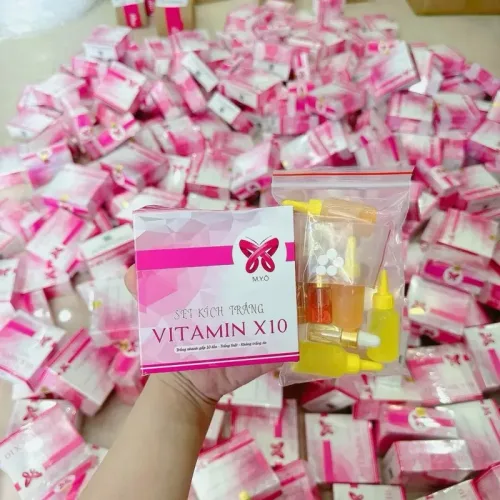 Bộ kích trắng da Myo Vitamin x10 gồm 17 sản phẩm