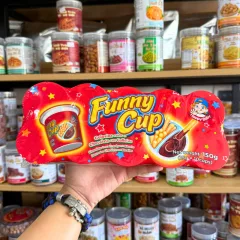 Nơi lấy sỉ set 10 Hộp Bánh Socola Que Chấm Funny Cup Dạng Ly - Bánh Funny Cup 150g (15g/Hộp)
