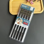 Bộ 10 đôi đũa 3 sọc chống trơn trượt dài 24cm