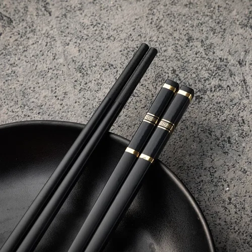 Bộ 10 đôi đũa 3 sọc chống trơn trượt dài 24cm