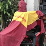 Áo mưa cánh dơi Honda polyester chống thấm nước, 2 chiếc