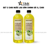 Nguồn hàng sỉ set 2 Chai Nước Lau Sàn Tinh Dầu Sả Chanh Tươi 1 Lít/Chai