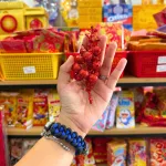 Bộ kim tuyến trang trí Tết gồm 2 nhánh kích thước nhỏ