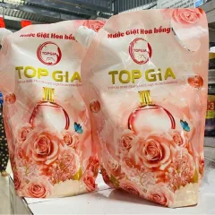 Nước giặt TOPGIA hương Hoa Hồng, 2 túi 2000ml (tổng 4000ml)