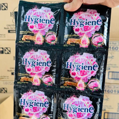 Nước Xả Vải Hygiene Thái Lan Hương Nước Hoa, 24 Gói 20ml