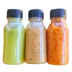 Bộ 3 chai nước chấm 450g gồm Muối Ớt Xanh, Muối Tiêu và Muối Ớt Đỏ