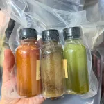 Bộ 3 chai nước chấm 450g gồm Muối Ớt Xanh, Muối Tiêu và Muối Ớt Đỏ