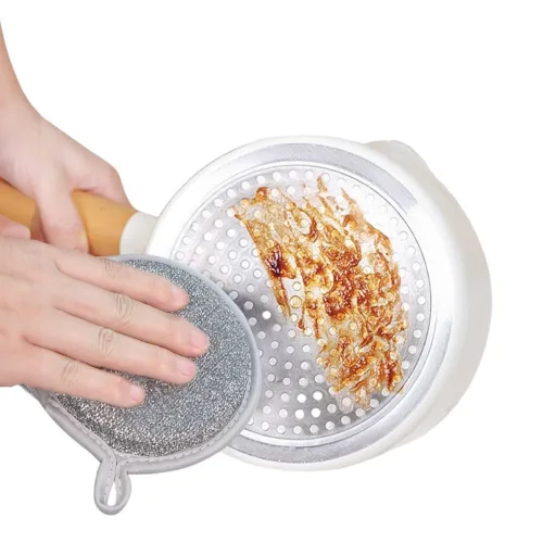 Dùng đúng việc, giữ miếng cọ sạch sau khi rửa