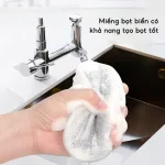 Shop sỉ set 3 Miếng Cọ Rửa Chén Bát Đĩa Đũa Cọ Xoong Nồi Tạo Bọt Đa Năng 12.5x2.5cm