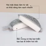 Shop sỉ set 3 Miếng Cọ Rửa Chén Bát Đĩa Đũa Cọ Xoong Nồi Tạo Bọt Đa Năng 12.5x2.5cm