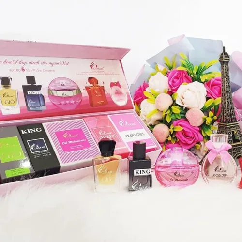 Bộ 5 chai nước hoa mini Charme, mỗi chai 10ml