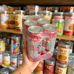 Nước tăng lực Bidrico vị dâu – bộ 6 lon, mỗi lon 325ml