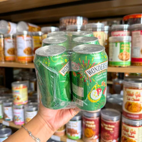 Trà bí đao Wonderfarm Trao Xuân Thanh Mát – bộ 6 lon, mỗi lon 310ml
