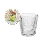 Chuyên sỉ set 6 Ly Thủy Tinh Lượn Sóng Nhỏ Cao Cấp 9x9.5cm