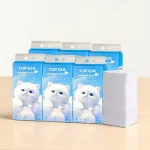 Nguồn hàng sỉ set 6 Túi Khăn Giấy Rút Treo Tường Màu Xanh Có 4 Lớp Top Gia