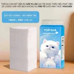 Nguồn hàng sỉ set 6 Túi Khăn Giấy Rút Treo Tường Màu Xanh Có 4 Lớp Top Gia