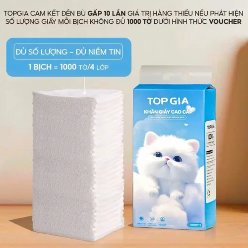 Nguồn hàng sỉ set 6 Túi Khăn Giấy Rút Treo Tường Màu Xanh Có 4 Lớp Top Gia