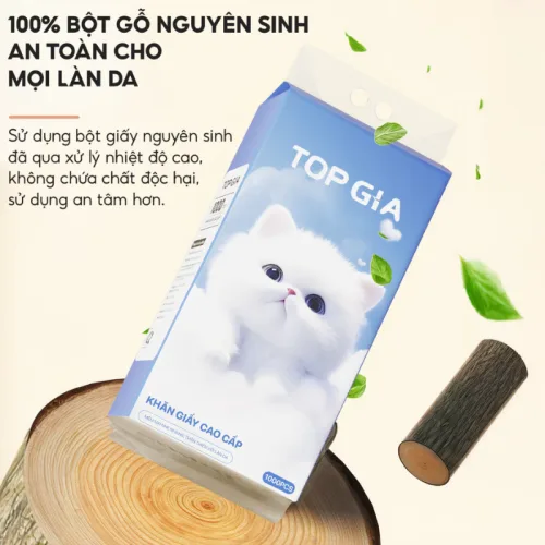 Nguồn hàng sỉ set 6 Túi Khăn Giấy Rút Treo Tường Màu Xanh Có 4 Lớp Top Gia