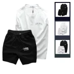 Shop sỉ set Bộ Nam Áo Thun 3 Lỗ In Chữ Margarita Cocktail Club + Quần Short Thun Chicago Cao Cấp