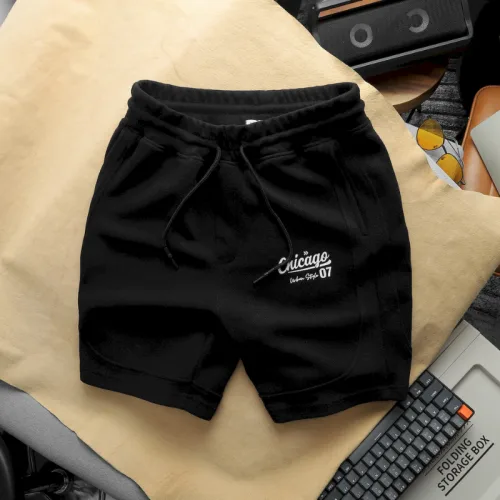 Chỗ sỉ set Bộ Nam Áo Thun Ba Lỗ & Quần Short Chicago In Chữ Phong Cách Trẻ Trung Năng Động Big Size
