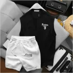 Chỗ sỉ set Bộ Nam Áo Thun Ba Lỗ & Quần Short Chicago In Chữ Phong Cách Trẻ Trung Năng Động Big Size